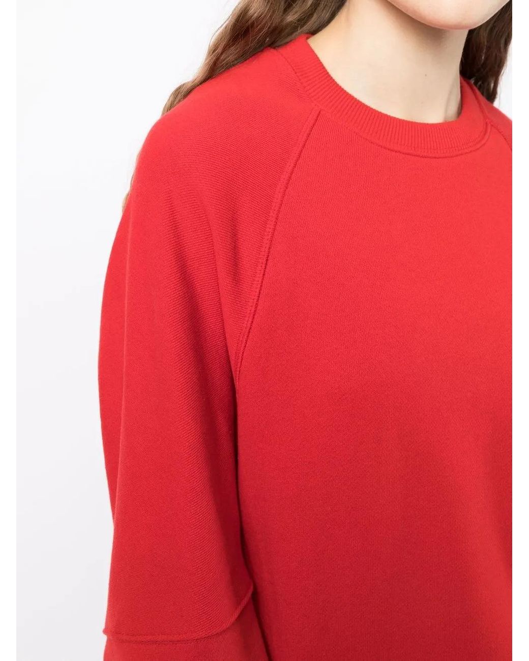 Goen.J Layered Shirt-Panel Sweatshirt