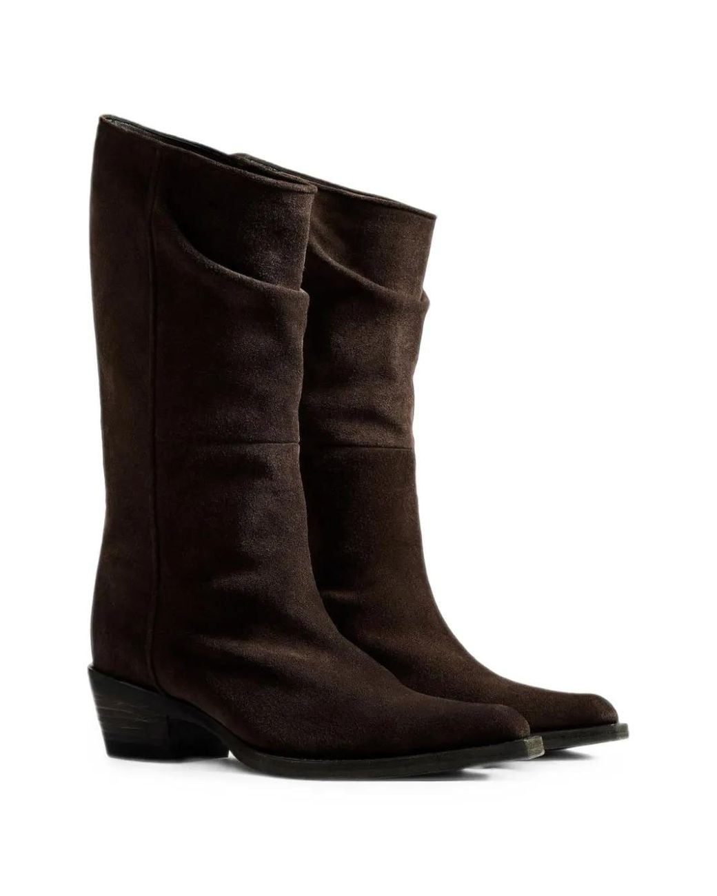 Khaite Brown Clive Boots