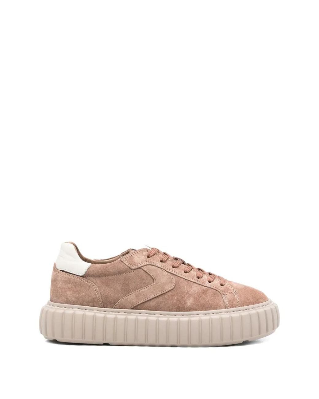 SERGIO MORETTI FIRENZE Pink Ridged-Sole Sneakers