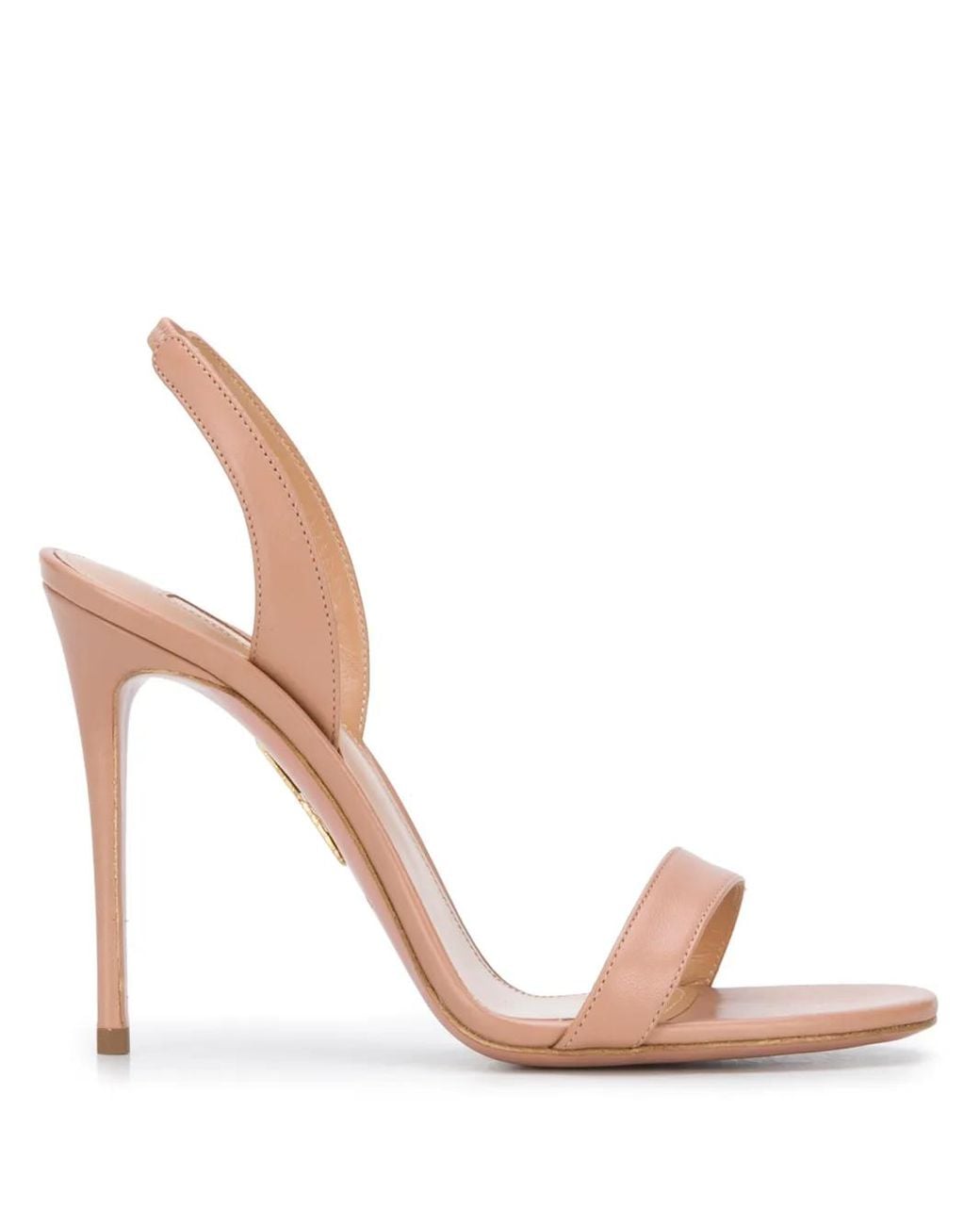 Aquazzura Pink So Nude 105Mm Sandals