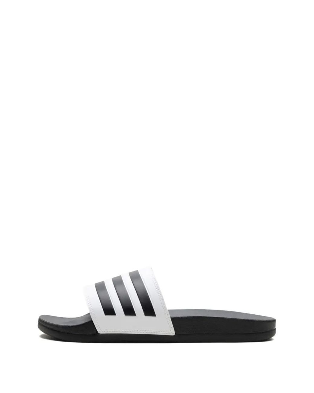 Adidas White Adilette Comfort Slides for men