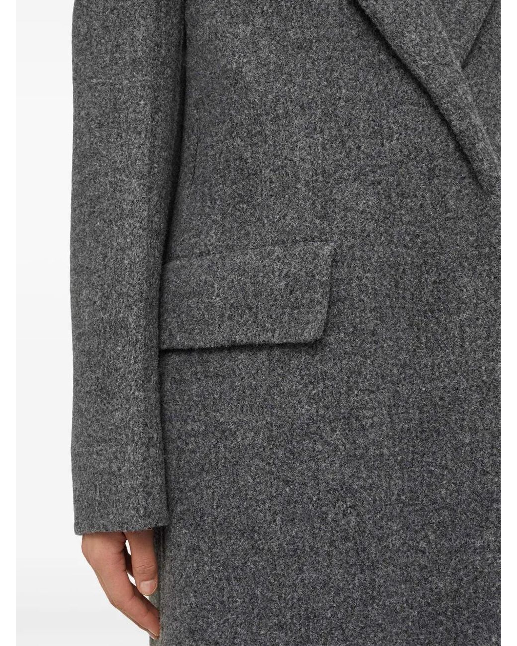 Jil Sander Gray Tailored Coat