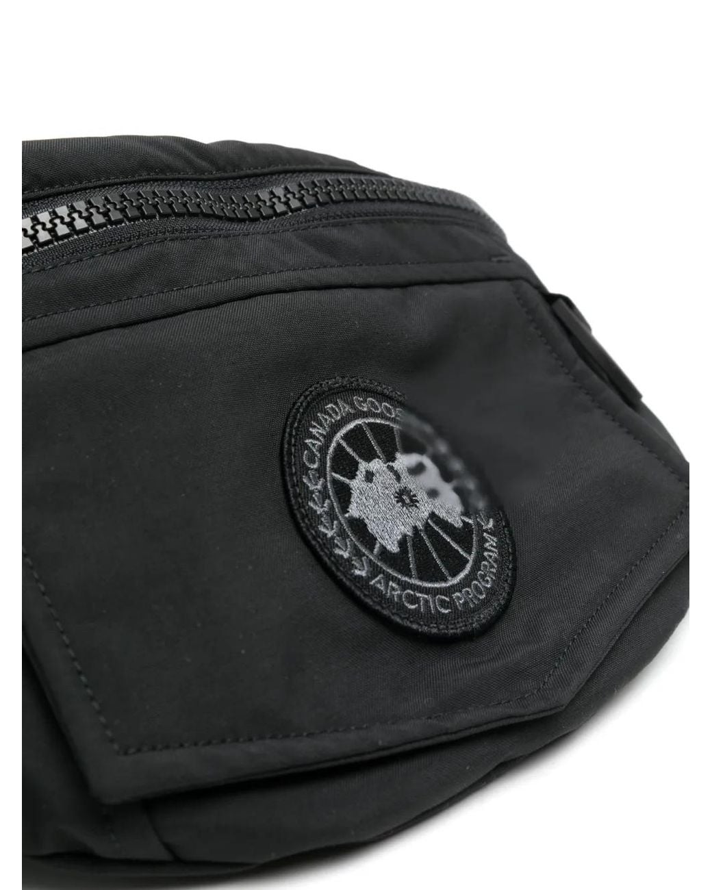 Canada Goose Black Cordura Waterproof Belt Bag