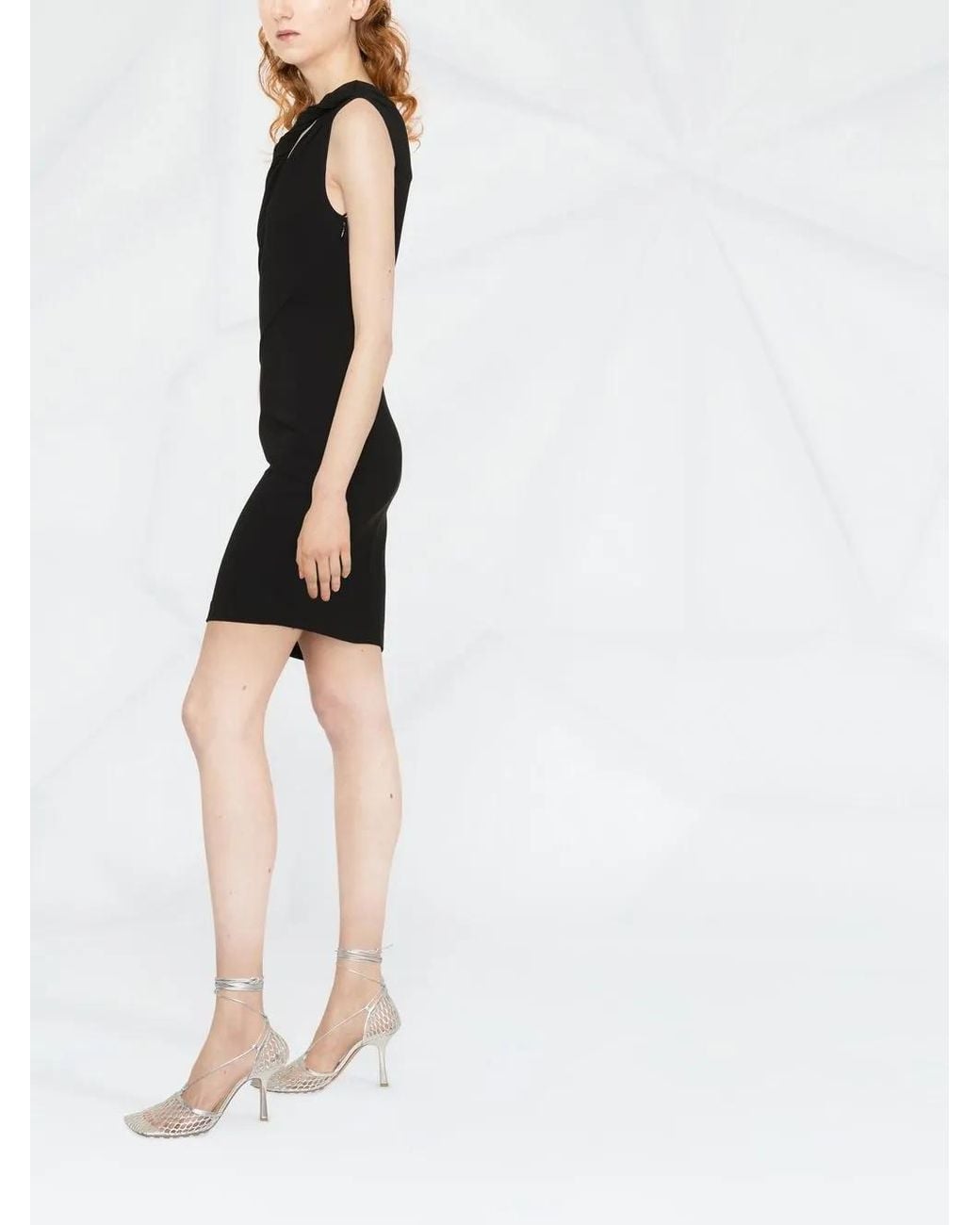 Givenchy Black One-Shoulder Mini Dress
