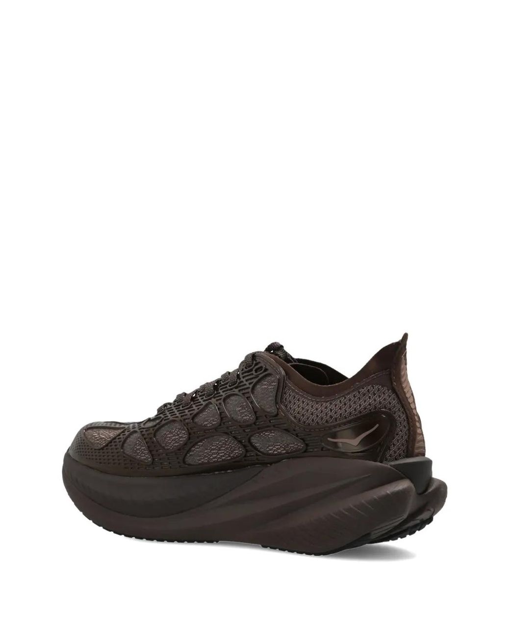 Hoka One One Black Mach X Caged Sneakers