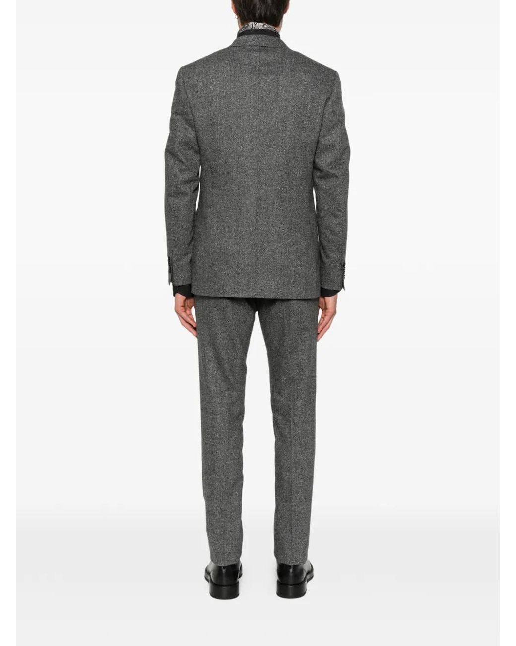 Canali Gray Wool Suit for men