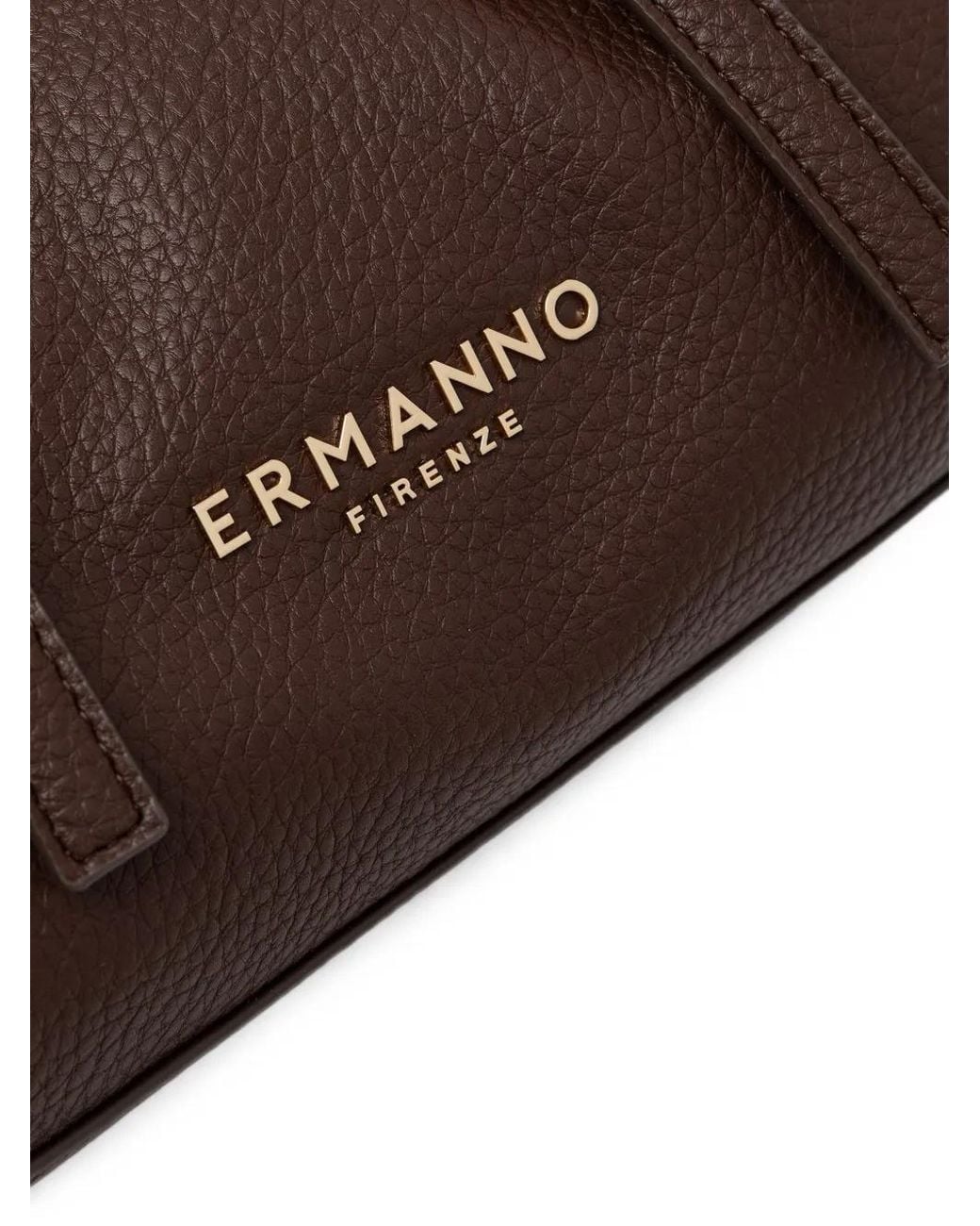 Ermanno Scervino Brown Braided-Trim Shoulder Bag