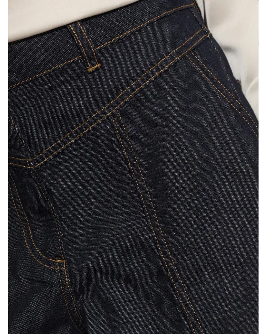Self-Portrait Black Straight-Leg Jeans