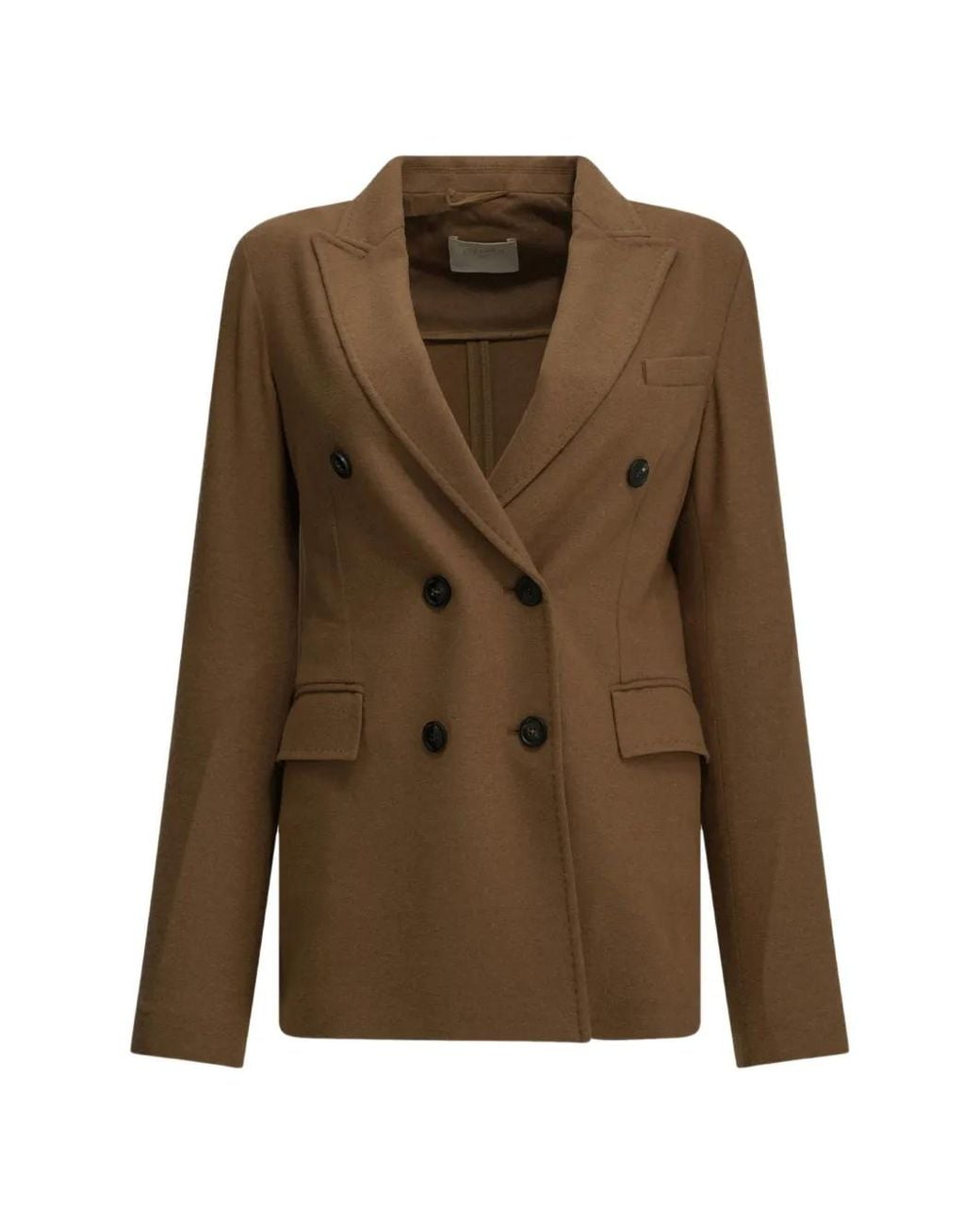 Circolo 1901 Brown Double-Breasted Coat