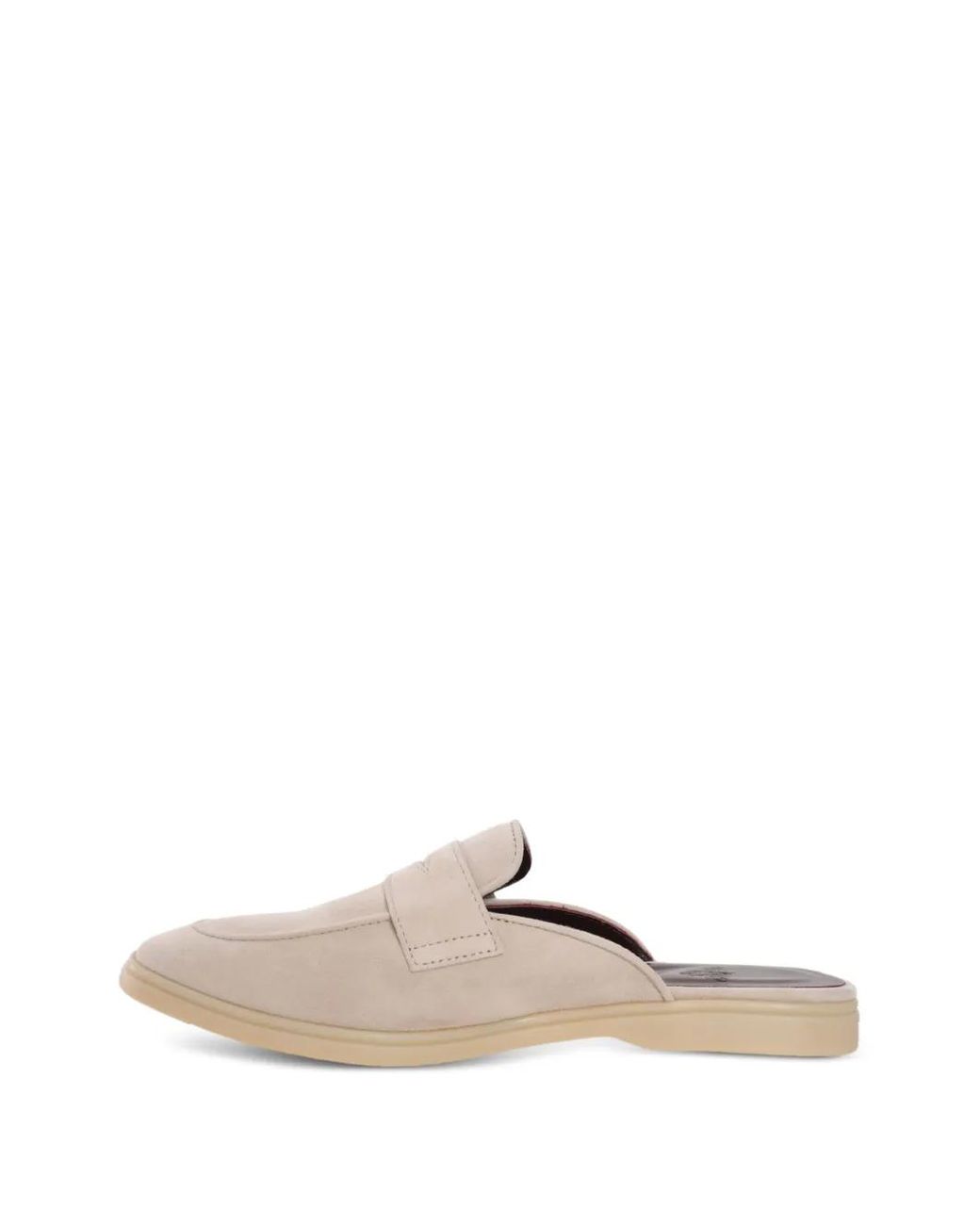 Bougeotte White Suede Mules