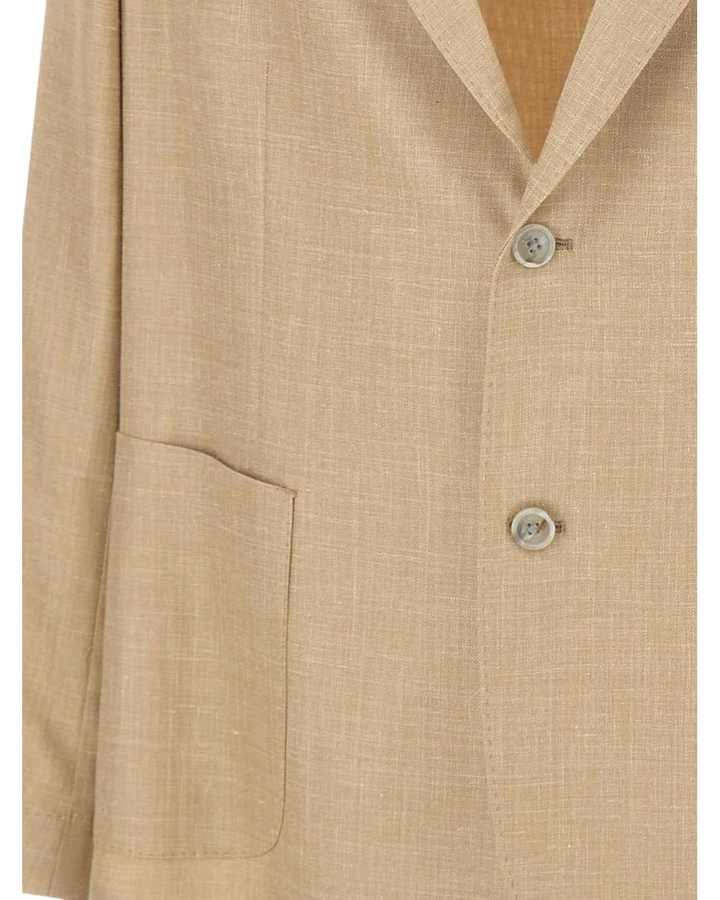Barba Napoli Natural Single-Breasted Blazer for men