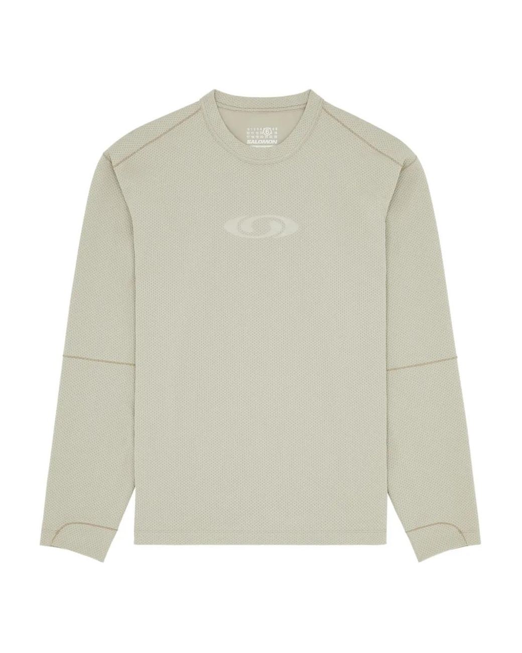 MM6 MAISON MARGIELA X SALOMON White Logo-Embellished Sweatshirt for men