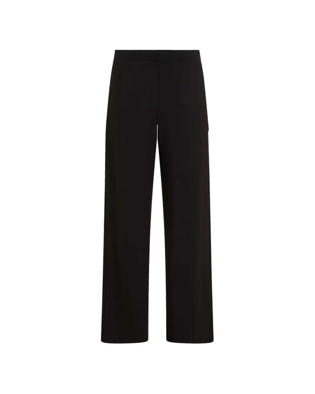 Karl Lagerfeld Black Rue St-Guillaume Patch Pocket Sweatpants