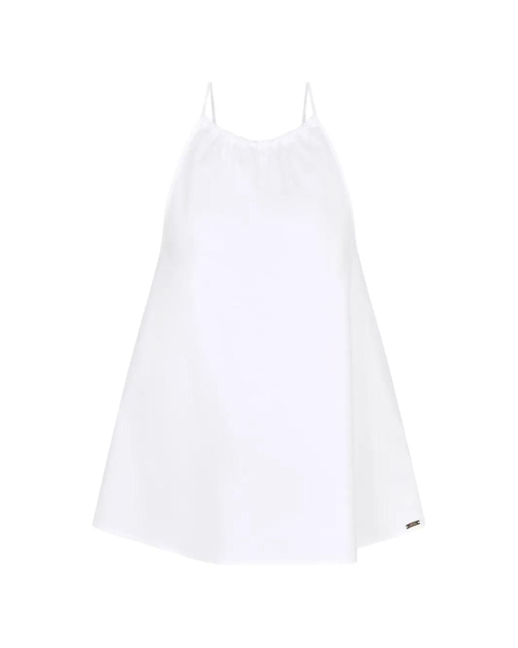 ARMANI EXCHANGE White Halterneck Blouse