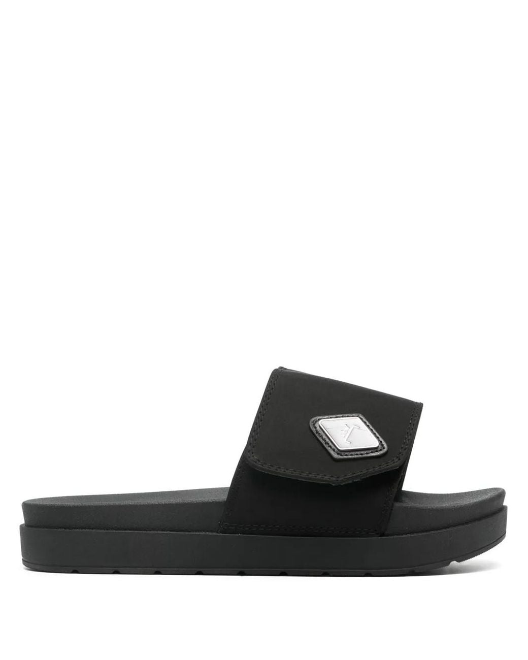 Sandali Slides Diamond Imbottite di A_COLD_WALL* in Black da Uomo