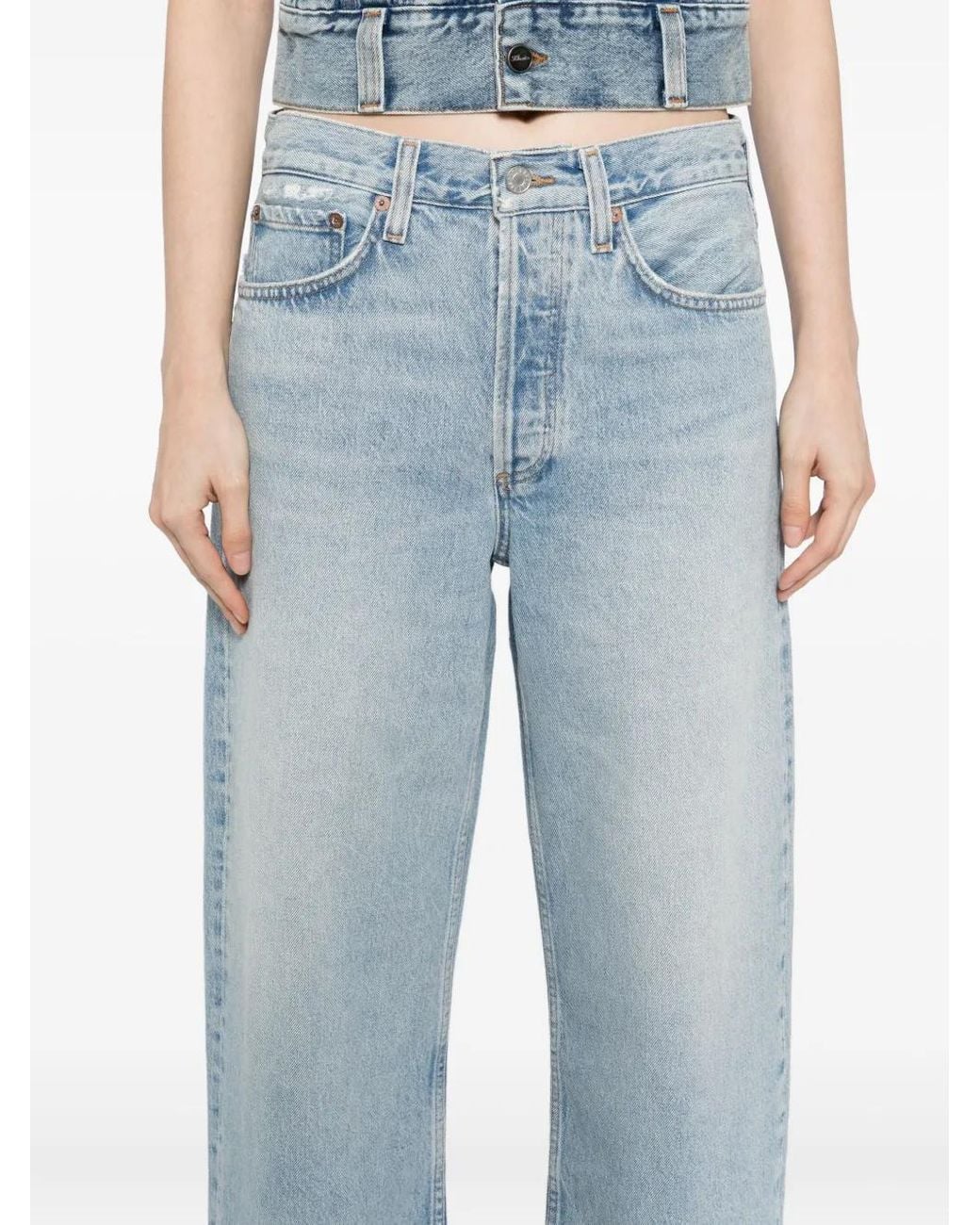 Vaqueros Arc Agolde de color Blue