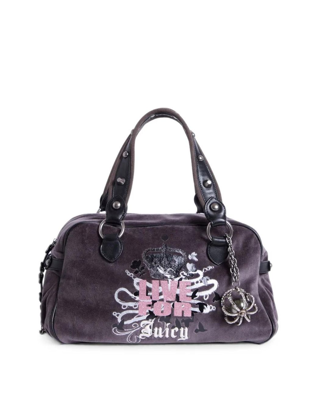 Juicy Couture Black Daydreamer Bowling Bag