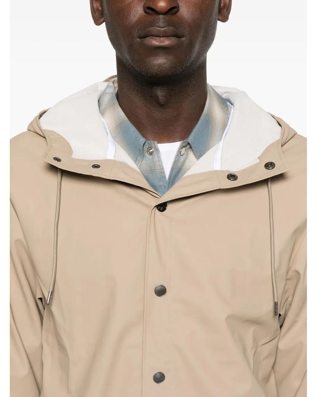 Rains Natural Hooded Parka