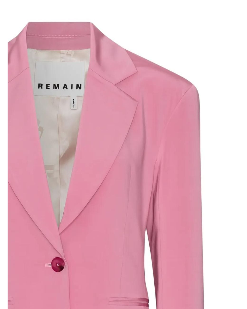 Remain Pink Single-Breasted Blazer