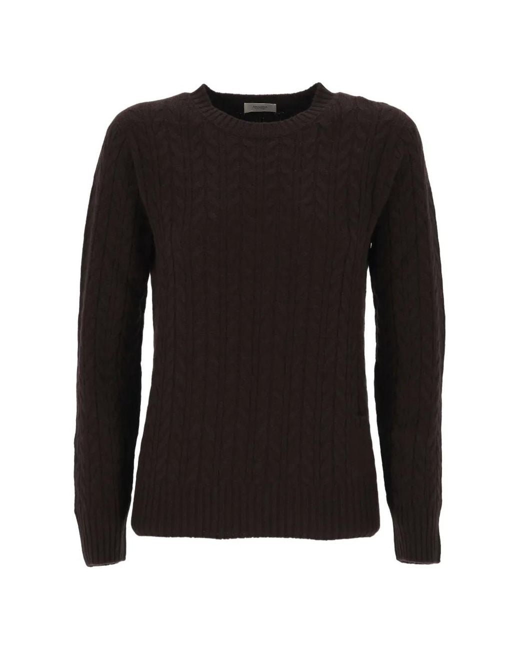 Agnona Black Cable-Knit Sweater