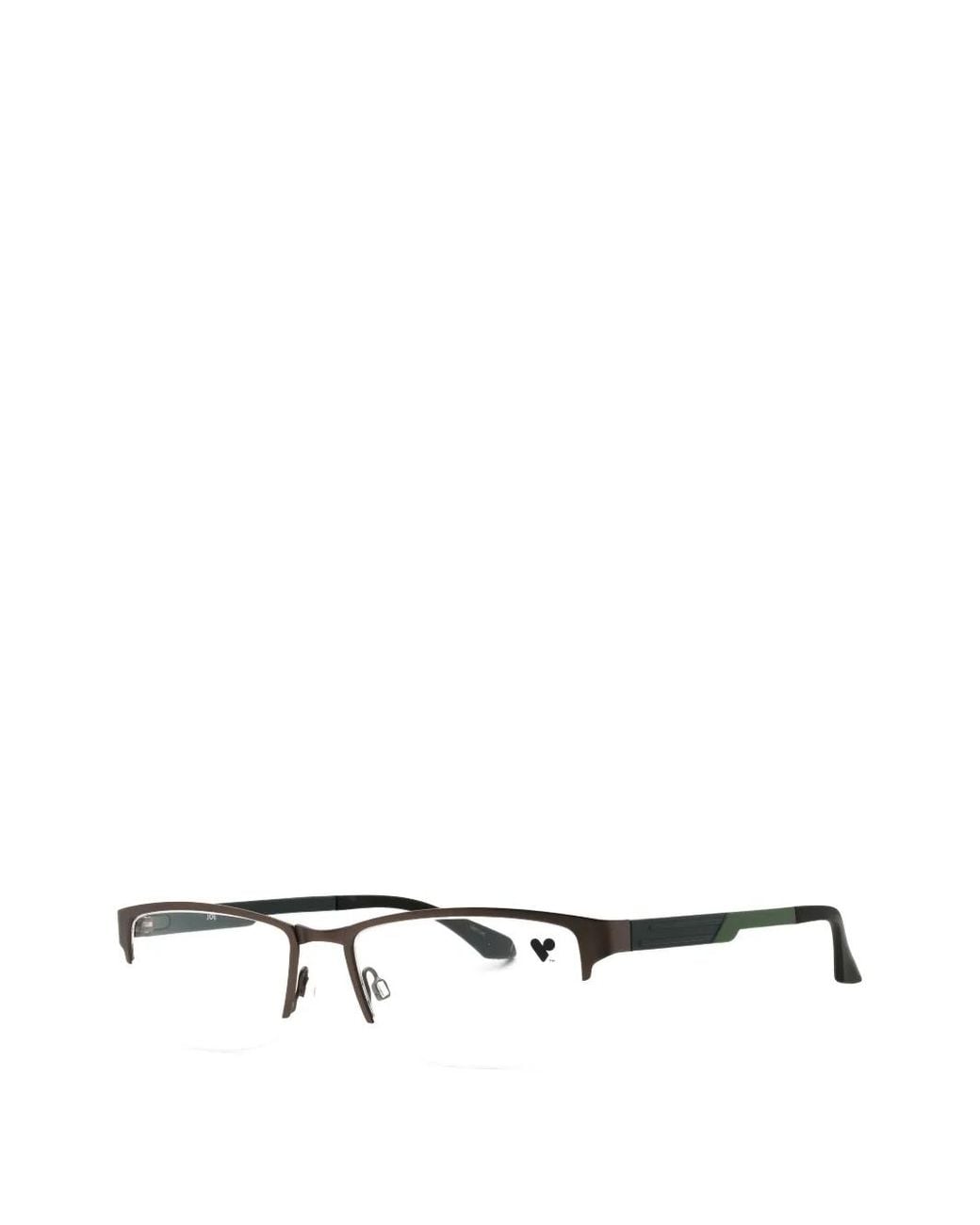 JOE OPTICAL White Lunettes De Vue À Monture Rectangulaire for men