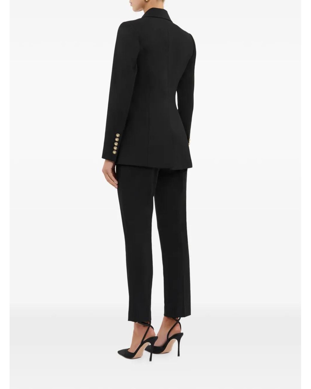 Rebecca Vallance Black Millicent Straight Trousers