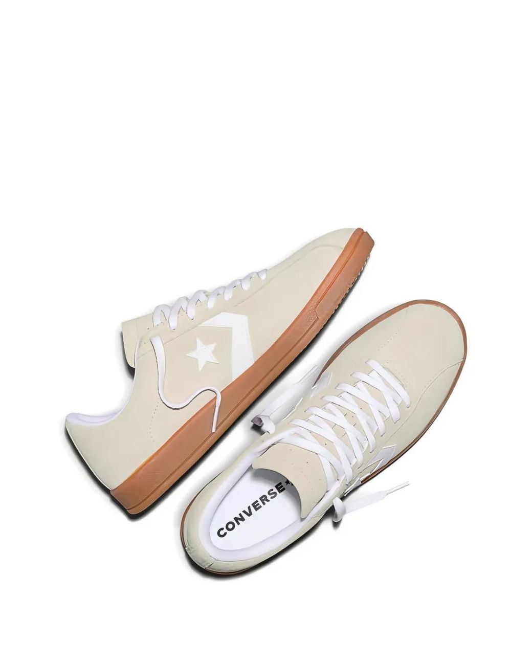 Converse White Run Star Star-Patch Sneakers