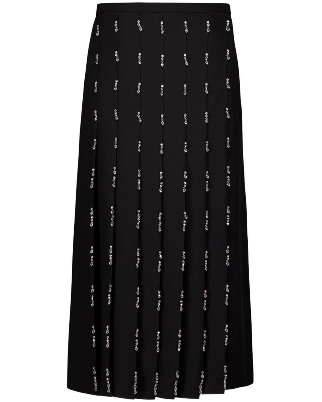 Crescent Skirt w/ruffle in Dark Sapphire Crushed Shimmer - The Gilded Galaxy Collection