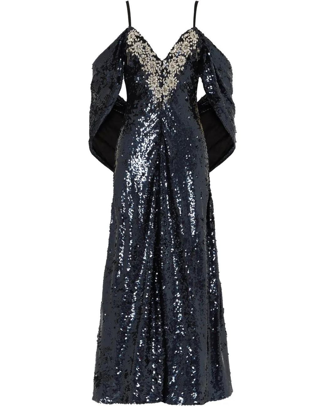 Temperley London Black Salma Gown