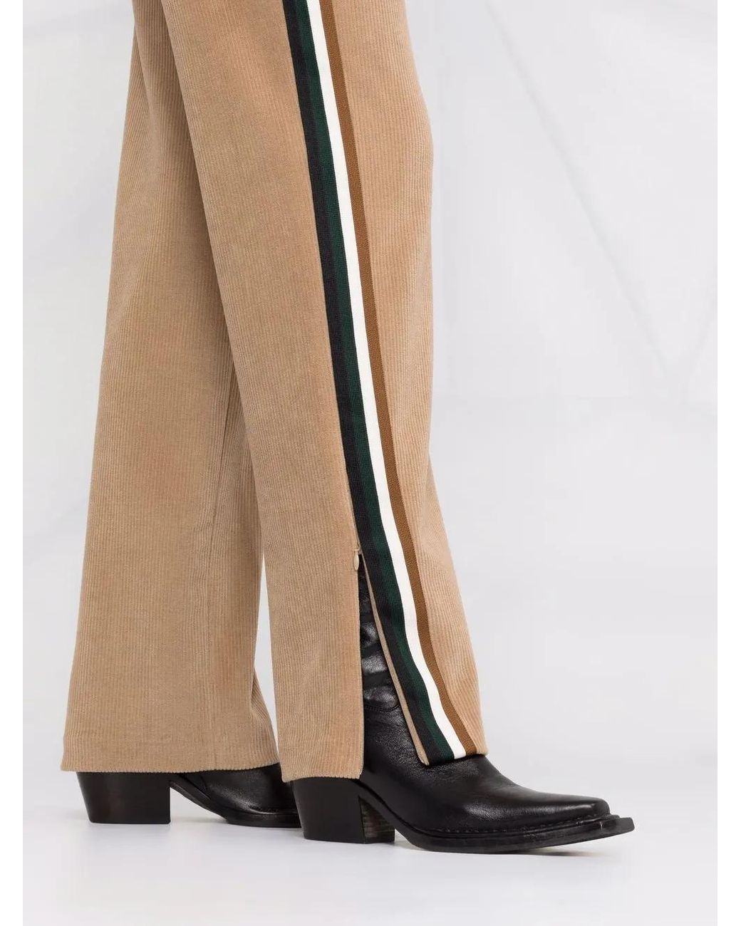 DSquared² Multicolor Side-Stripe Corduroy Track Pants