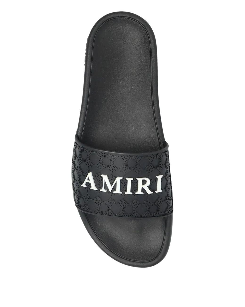 Amiri Black Ma Quad Pool Slides