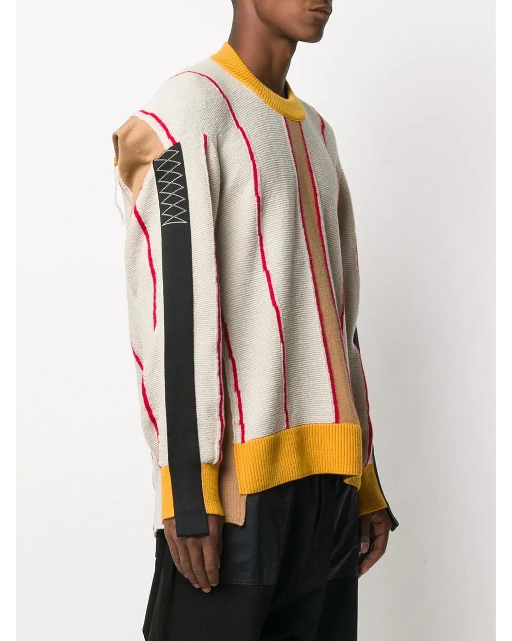 Ambush Pink Deconstructed Crew Neck Sweatshirt