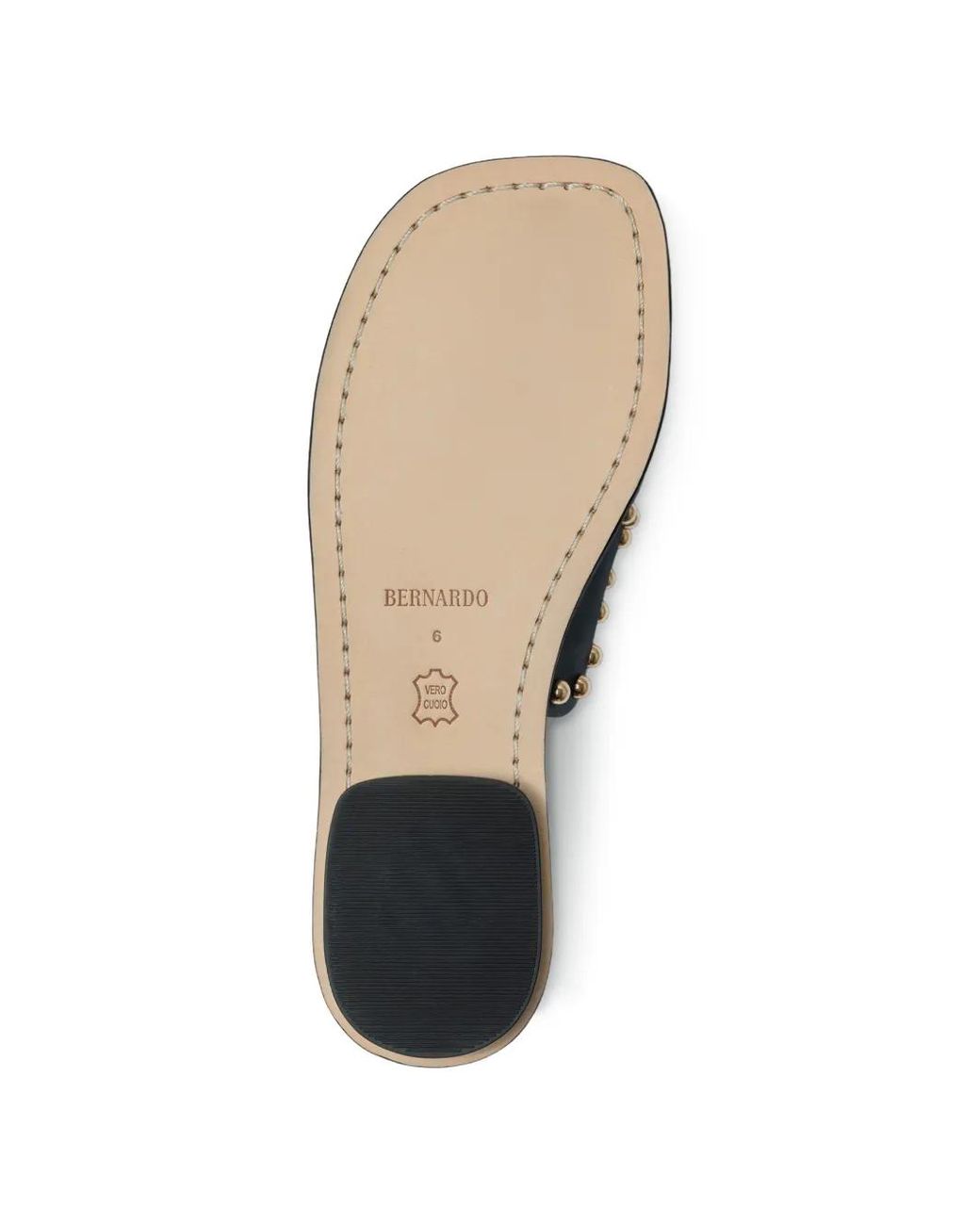 Bernardo Black Agartha Studded Sandals