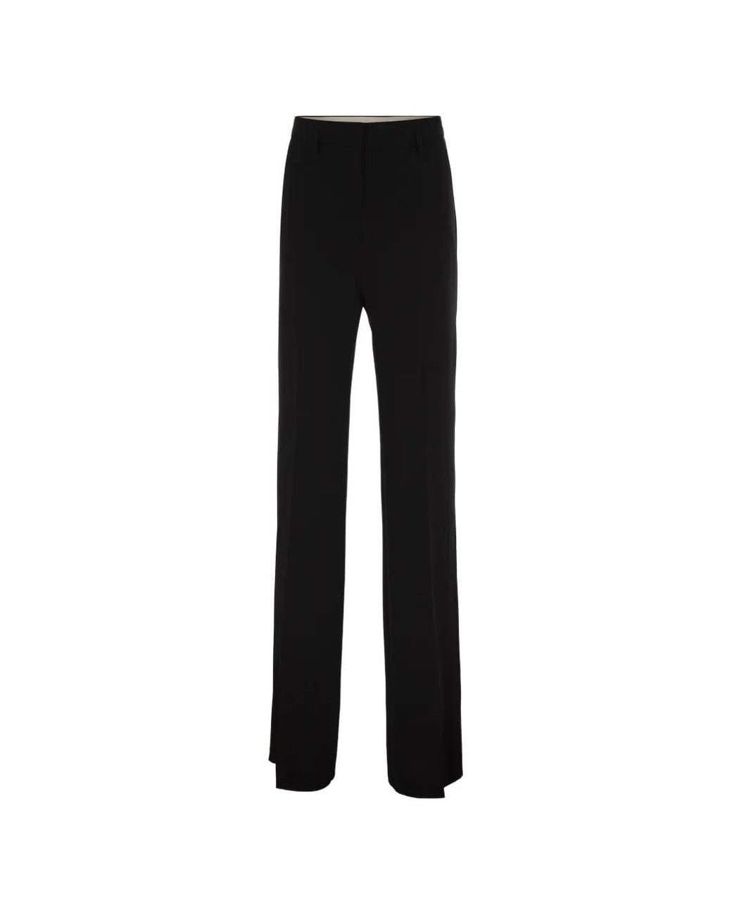 Max Mara Black Alabama Flared Trousers