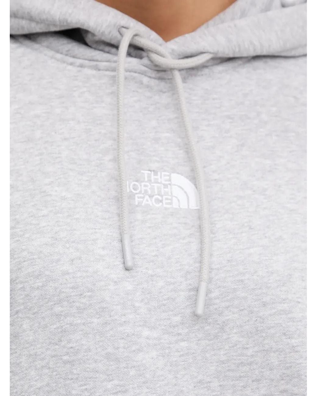 The North Face Gray Essential Relaxed Hooded Mini Dress