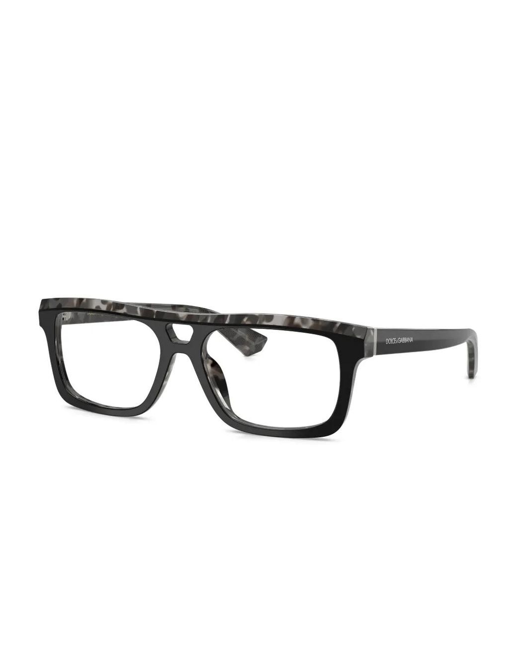 Dolce & Gabbana Black Square-Frame Glasses for men