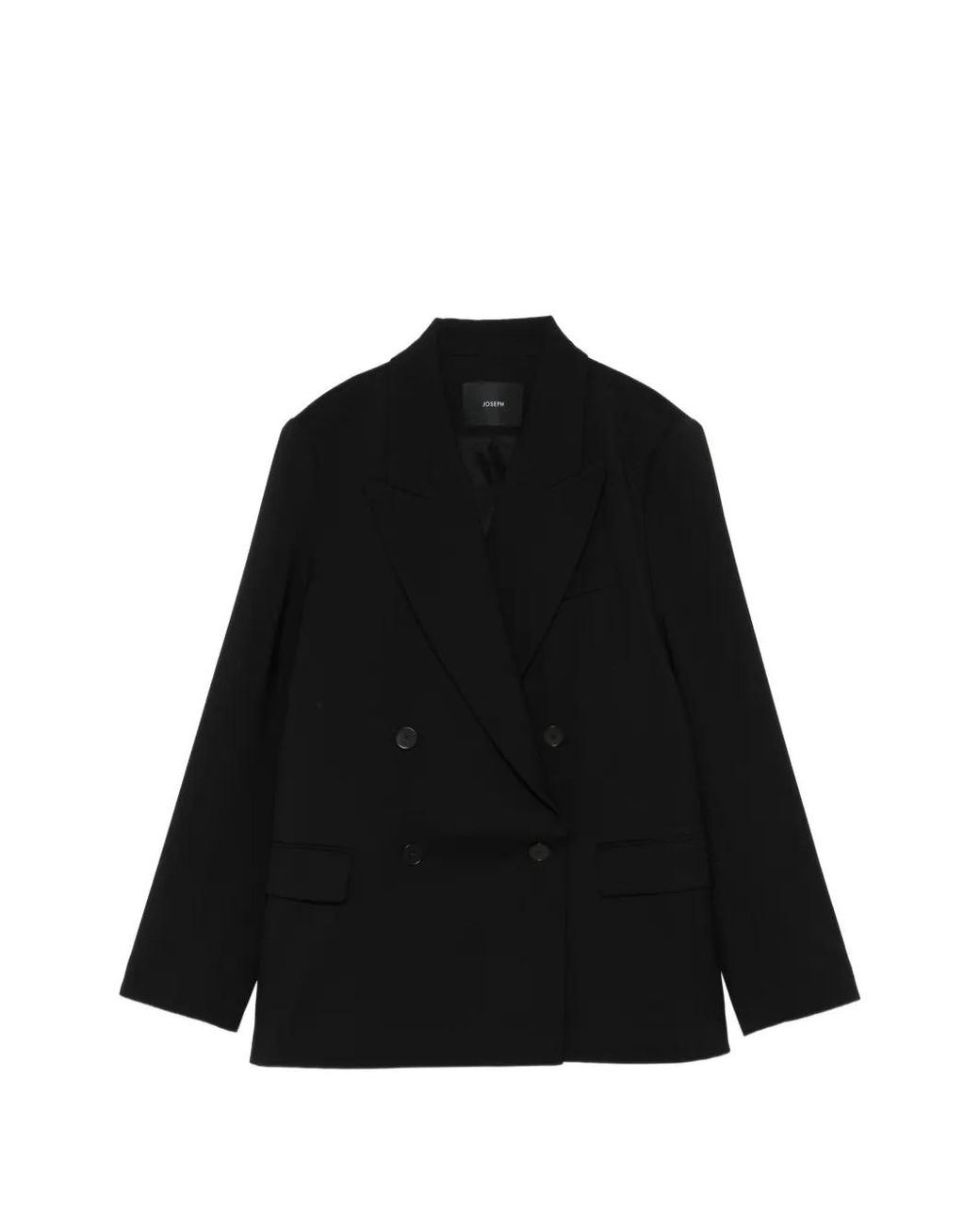 Joseph Black Double-Breasted Blazer