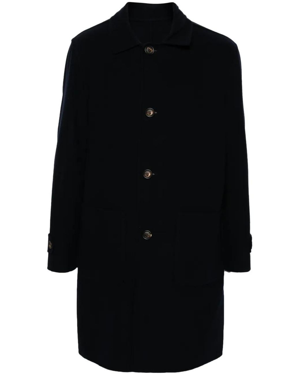 Abrigo Reversible Con Botones Eleventy de hombre de color Black