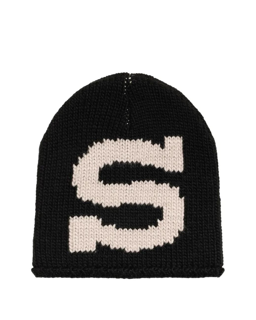 Stussy Burly S Knit Skull Cap in Black | Lyst