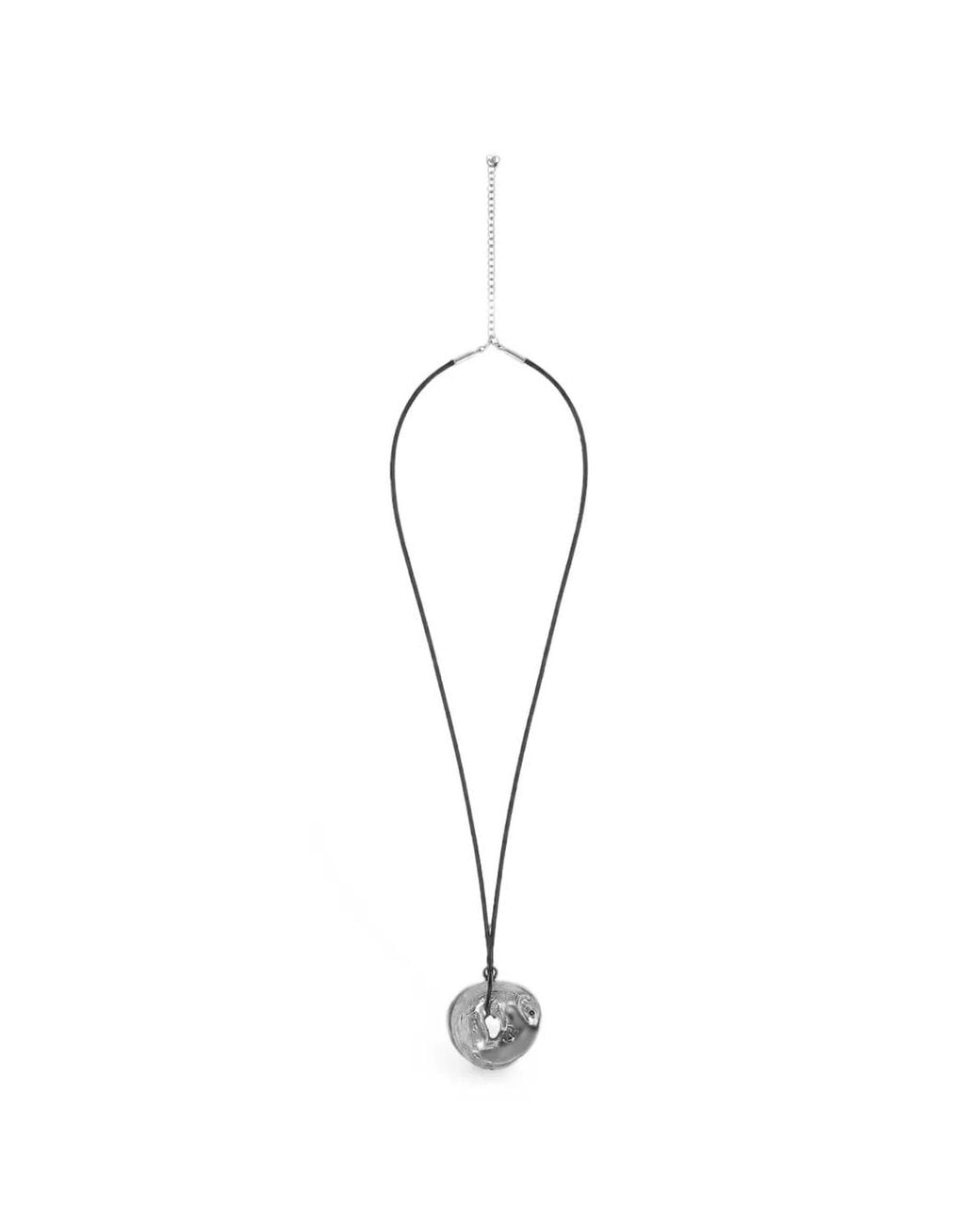 Vivetta Metallic Ferret Pendant Necklace