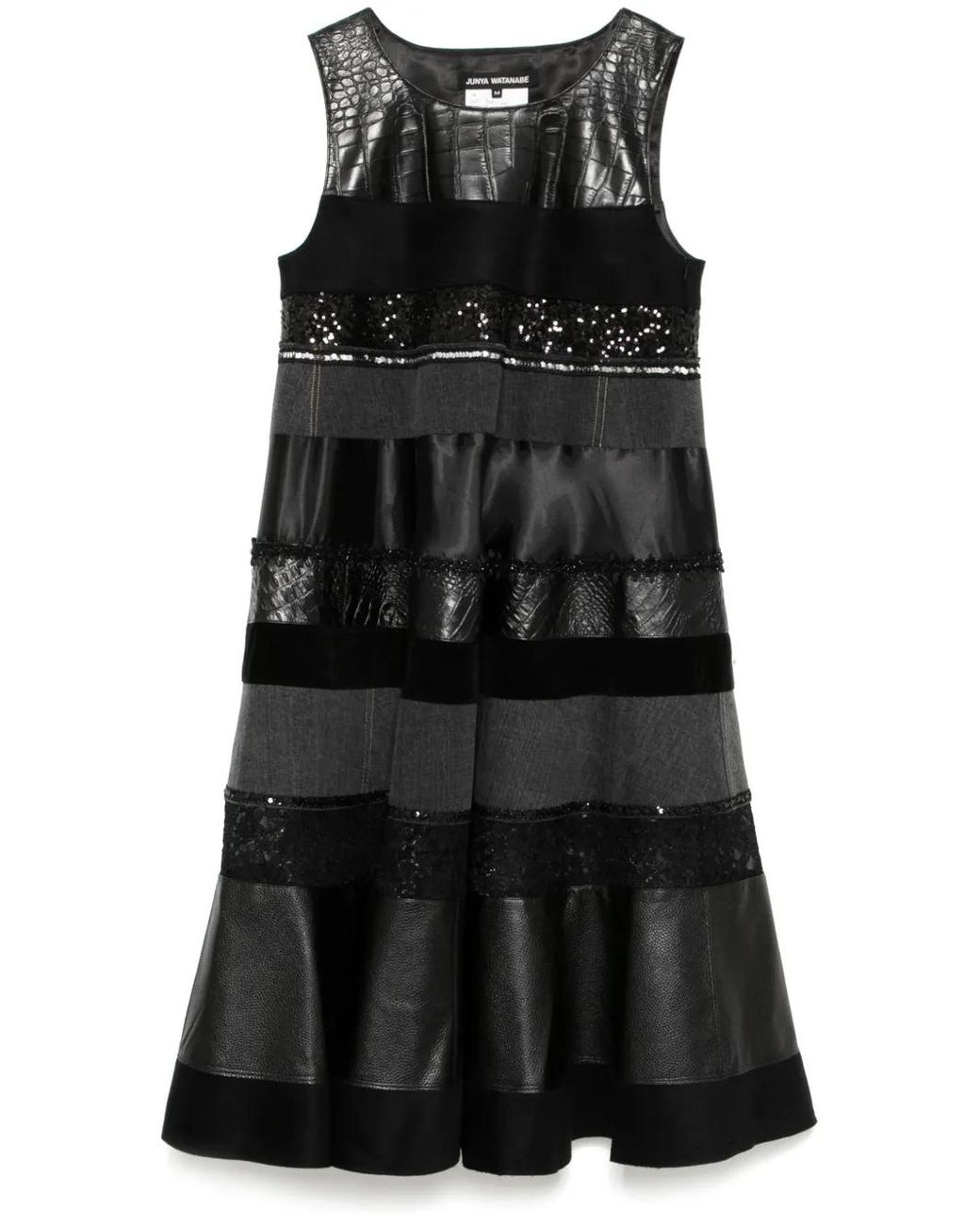 Junya Watanabe Black Bead Embellishment Dress