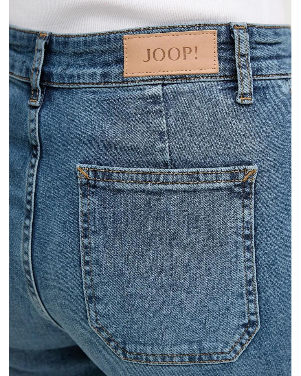 Joop! Blue Patch Pocket Denim Flared Jeans