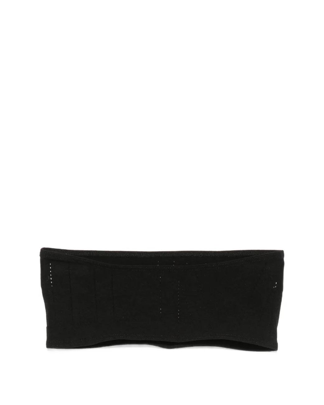 Totême Black Strapless Bikini Top