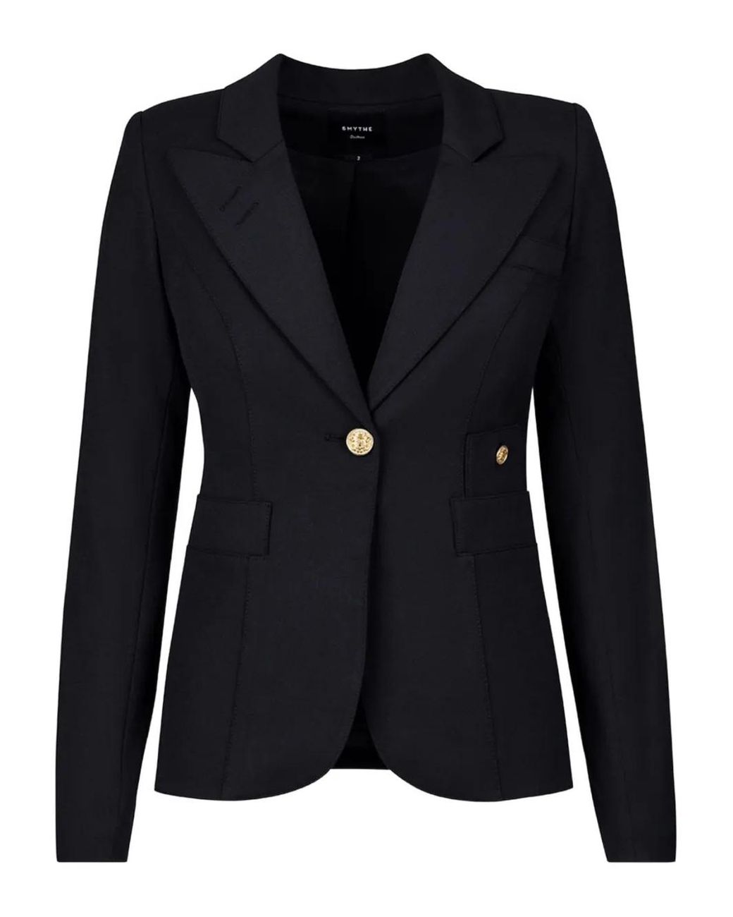 Smythe Black Single-Breasted Blazer
