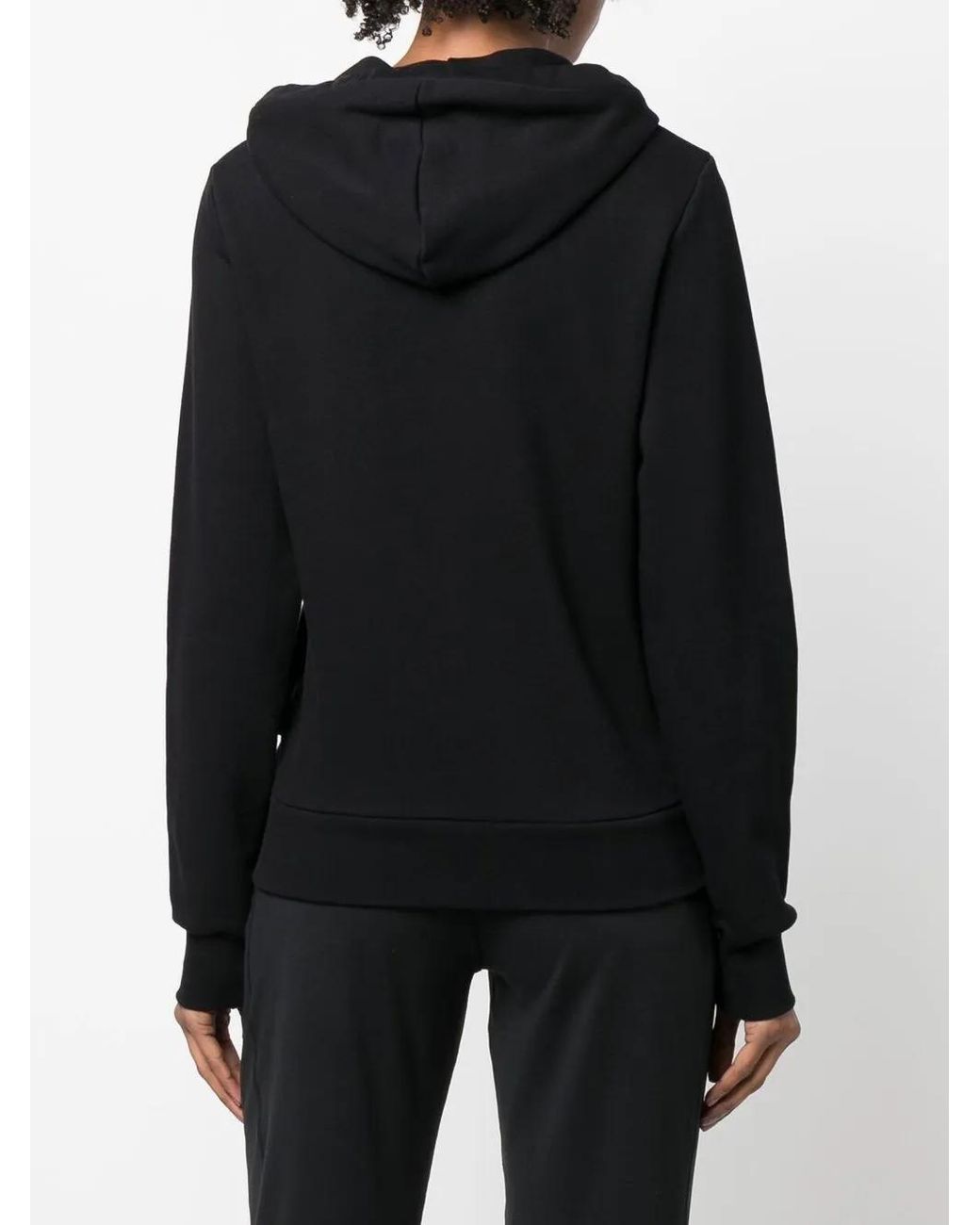 Philipp Plein Black Logo-Print Tiger Hoodie