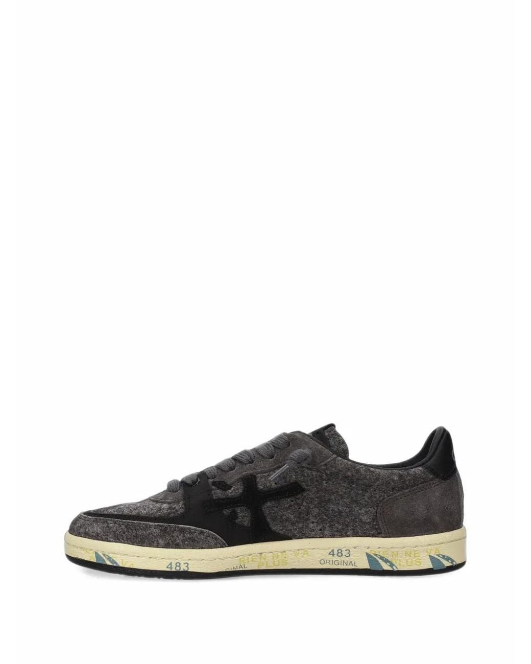 Premiata Black Bskt Clayd 8713 Sneakers