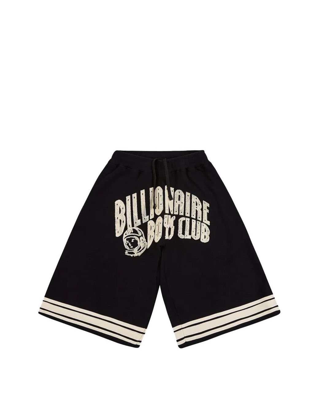 BBCICECREAM Black Curve Logo-Print Shorts for men