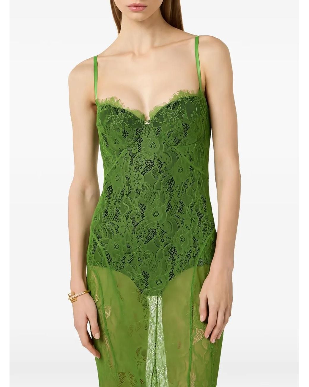 Elisabetta Franchi Green Carpet Dress