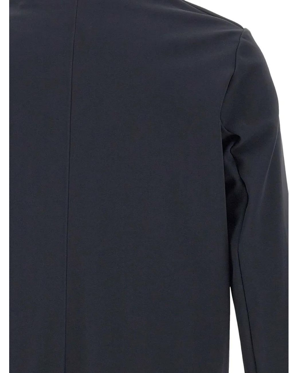 Rrd Blue Double-Breasted Peacoat Jacket for men