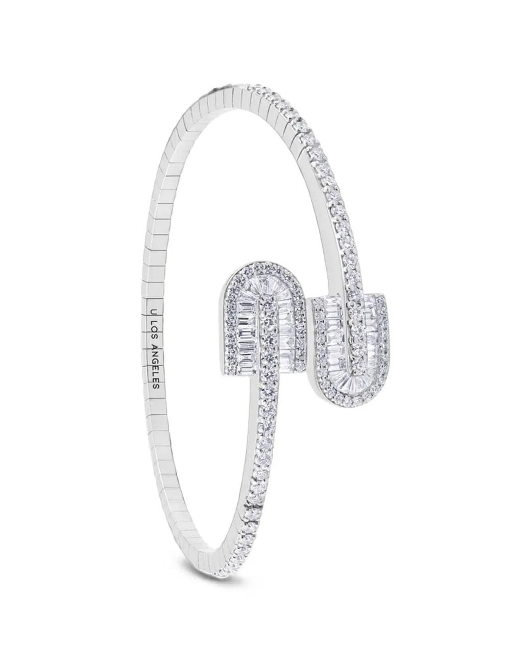 UNION LOS ANGELES Gray U Duo Diamond Bangle